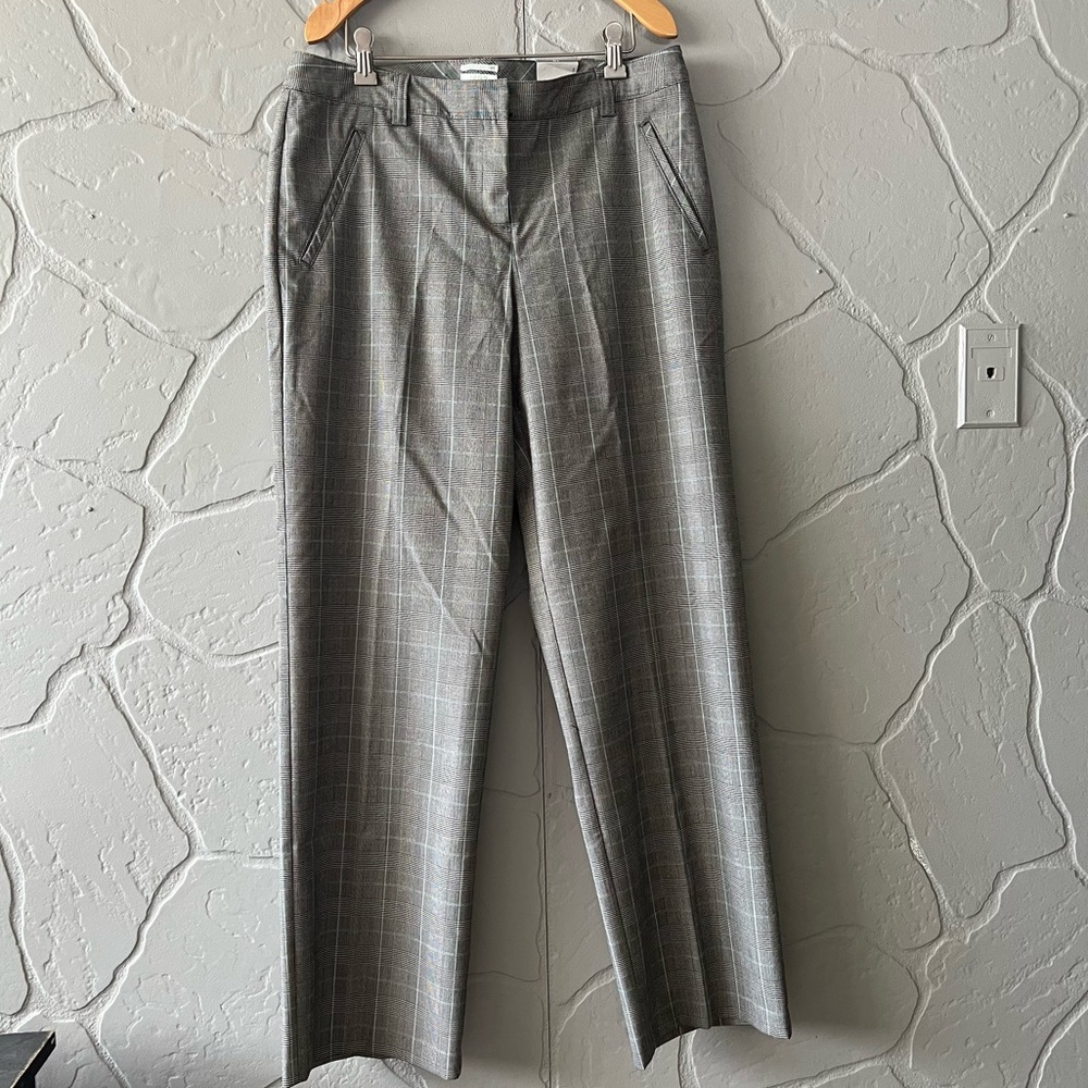 Women’s Izod XFG Black and White Plaid Pants New